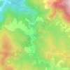 Mappa topografica La Forge del Mitg, altitudine, rilievo