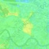 Mappa topografica Zvonarci, altitudine, rilievo