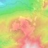 Mappa topografica Monte Bagioletto, altitudine, rilievo