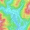 Mappa topografica Località Giare, altitudine, rilievo