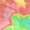 Mappa topografica Tieberg, altitudine, rilievo