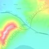 Mappa topografica Challamoco, altitudine, rilievo