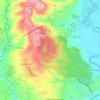 Mappa topografica Magtuod, altitudine, rilievo