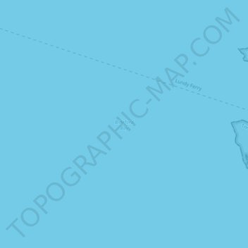 Mappa topografica Bideford Bay, altitudine, rilievo