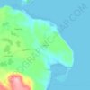 Mappa topografica Pasaje Uno, altitudine, rilievo