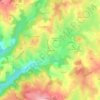 Mappa topografica Larmandie, altitudine, rilievo