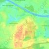 Mappa topografica Frauendamm, altitudine, rilievo