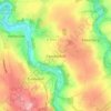 Mappa topografica Conradsdorf, altitudine, rilievo