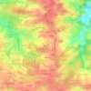 Mappa topografica Pétrus, altitudine, rilievo