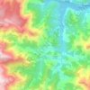 Mappa topografica Vale de Vila, altitudine, rilievo