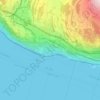 Mappa topografica Le Monteiller, altitudine, rilievo
