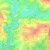 Mappa topografica La Braire, altitudine, rilievo
