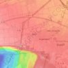 Mappa topografica Esch, altitudine, rilievo