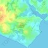 Mappa topografica La Maison Neuve, altitudine, rilievo