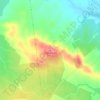 Mappa topografica Espinheira, altitudine, rilievo
