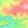 Mappa topografica Saint-Georges-Montcocq, altitudine, rilievo