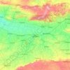 Mappa topografica Jalgaon, altitudine, rilievo