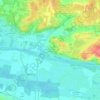 Mappa topografica Repos de Saint-Martin, altitudine, rilievo
