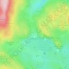 Mappa topografica Water Houses, altitudine, rilievo