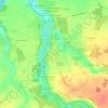 Mappa topografica La Croix Lotteau, altitudine, rilievo