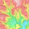 Mappa topografica Lachaux, altitudine, rilievo