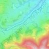 Mappa topografica Ocharra, altitudine, rilievo