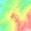 Mappa topografica San Cayetano, altitudine, rilievo
