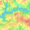 Mappa topografica Kersaux, altitudine, rilievo