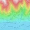 Mappa topografica Pölsen, altitudine, rilievo