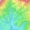 Mappa topografica Lamosano, altitudine, rilievo