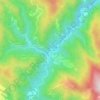 Mappa topografica Pontestrambo, altitudine, rilievo