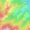 Mappa topografica Los Masos, altitudine, rilievo