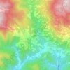 Mappa topografica Castellari, altitudine, rilievo