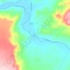 Mappa topografica Post, altitudine, rilievo