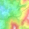 Mappa topografica A Capela, altitudine, rilievo
