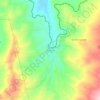 Mappa topografica Bitaco, altitudine, rilievo