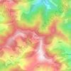 Mappa topografica Silogi, altitudine, rilievo