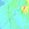 Mappa topografica Lucsuhin, altitudine, rilievo
