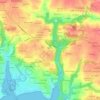 Mappa topografica Créac'h an Allé, altitudine, rilievo