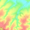 Mappa topografica Привич, altitudine, rilievo