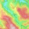 Mappa topografica Rittersgrün, altitudine, rilievo