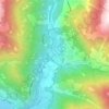 Mappa topografica Le Prese, altitudine, rilievo