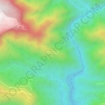 Mappa topografica Sohkhmi, altitudine, rilievo