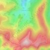 Mappa topografica Le Linge, altitudine, rilievo
