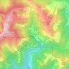 Mappa topografica Erbonne, altitudine, rilievo