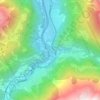 Mappa topografica Amsteg, altitudine, rilievo