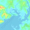 Mappa topografica Binanuahan, altitudine, rilievo