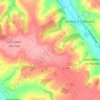 Mappa topografica La Cheronnière, altitudine, rilievo