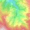 Mappa topografica Dhala, altitudine, rilievo