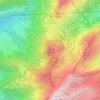 Mappa topografica Dent de Jaman, altitudine, rilievo